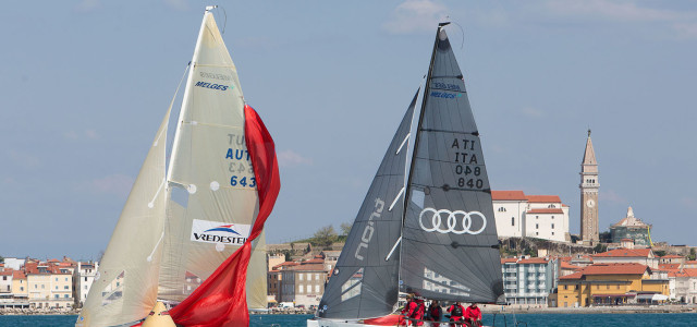 Melges 24 European Sailing Series, Altea resiste nella bonaccia
