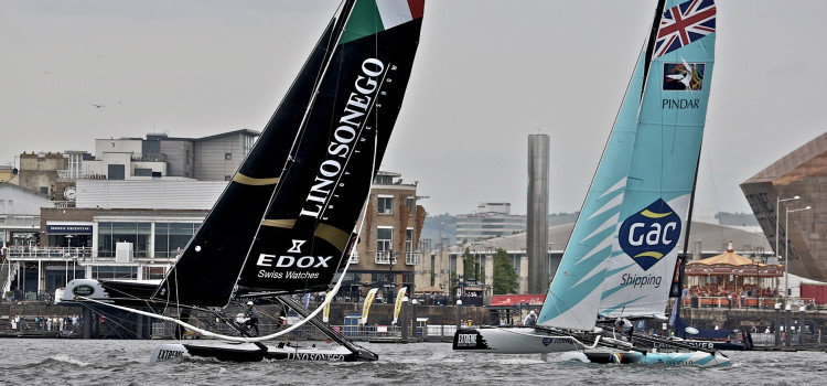 Extreme Sailing Series, The Wave, Muscat si invola