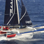 Vela e record, Maserati Multi 70 stabilisci un tempo di riferimento tra Plymouth e La Rochelle