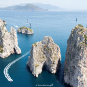 Capri Classica, five giant schooner on the starting line