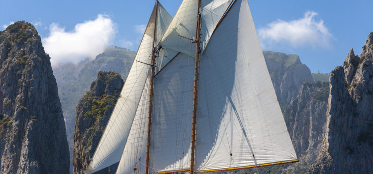 Schooner Cup Series, Mariette of 1915 and Naema are schooner winner in Capri