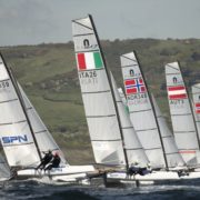 2019 Volvo Europeans 49er, 49erfx e Nacra 17, Tita-Banti al comando tra i Nacra 17