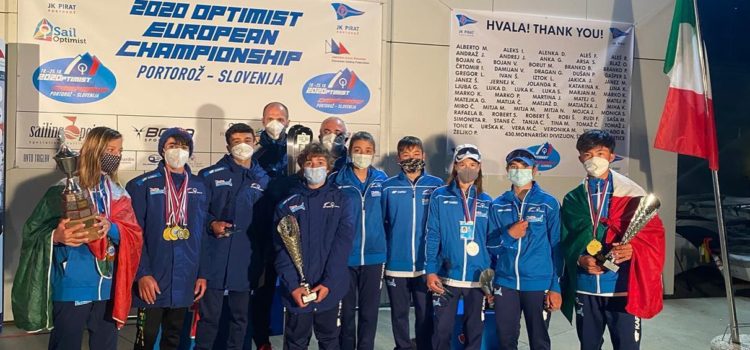 Campionato Europeo Optimist, bene gli azzurrini in Slovenia