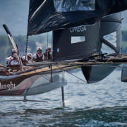 TF35 Mies, Alinghi dominates Day 1