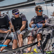 Melges 20, Kindako, portacolori del Lightbay Sailing Team, a Cala Galera per l’Argentario Rally