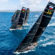 RC44 Worlds 2021, too much wind for the opening