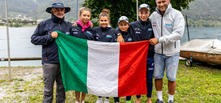 Optimist European Team Racing Championship, sul Lago di Ledro vince l’Italia