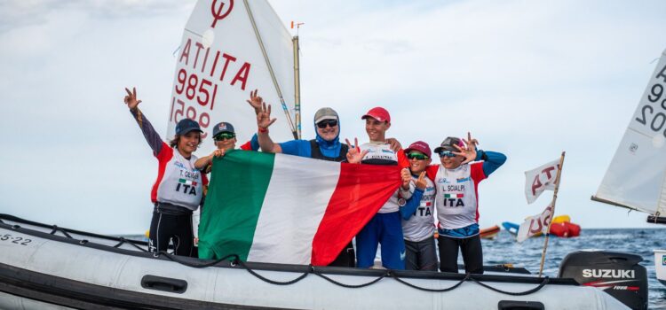 Team Race Opti Worlds, il fragliotto Andrea Demurtas vince con la Nazionale Italiana il titolo iridato