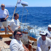 Aegean 600, il presidente del Club Nautico Senigallia, Francesco Pizzuto, tra i protagonisti a bordo di Ulisse