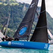 44 Cup World Championship, two new RC44 take to the water in Brunnen