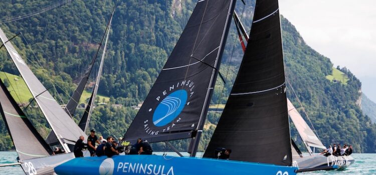 44 Cup World Championship, two new RC44 take to the water in Brunnen