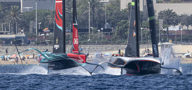 Louis Vuitton Preliminary Regatta, kiwis on top