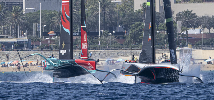 Louis Vuitton Preliminary Regatta, kiwis on top