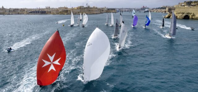 45th Rolex Middle Sea Race, and they are off