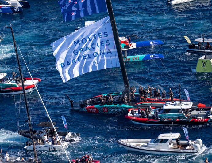 Louis Vuitton America’s Cup, Emirates Team New Zealand wins in Barcelona