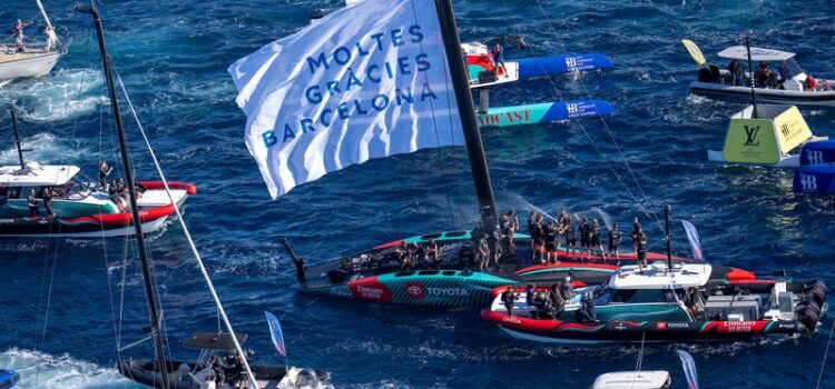 Louis Vuitton America’s Cup, Emirates Team New Zealand wins in Barcelona