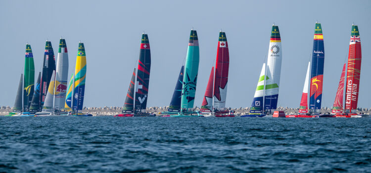 Rolex SailGP, familiar rivalry between Aussie and Kiwis on Day 1 in Dubai